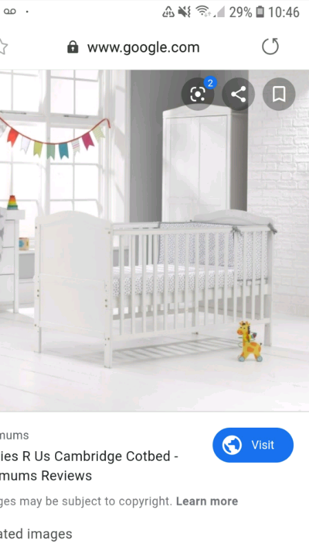 cambridge cot bed
